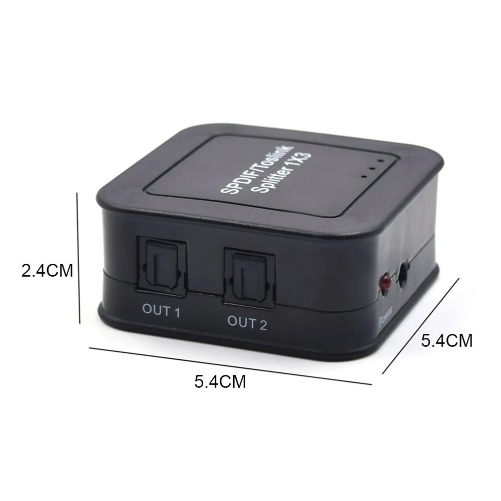 Цифровой оптический аудио TOSLINK разделитель SPDIF 1x3 один вход на три выхода поддержка LPCM2.0 DTS