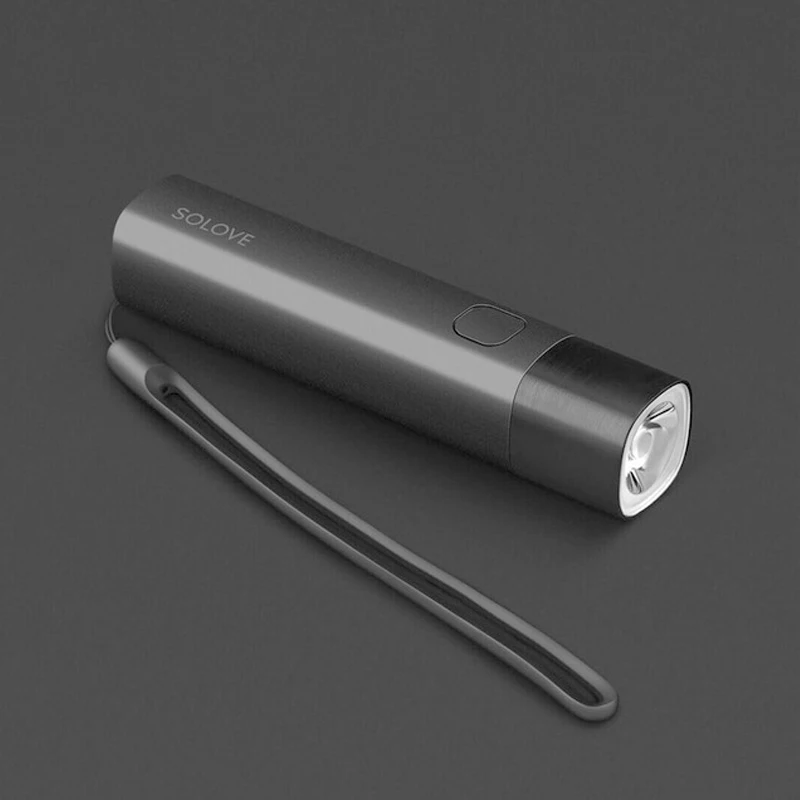 Solove X3 Usb Перезаряжаемый яркий фонарик использует 3000 мА/ч в день, внешний аккумулятор, портативная маленькая Светодиодная лампа в тяжелом велосипеде