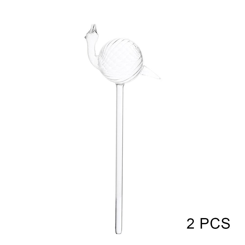 2 pcs snail Самополивающаяся шаровая растительная Цветочная водяная лампа в форме животного стеклянный домашний декор E2S - Цвет: 2 pcs snail