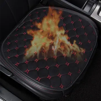 

Car Heating Mat 12V Car Seat Winter Warm Cover Chair Heating Mat Small square of alloy wire Rear Mat Heating Cushion Hot