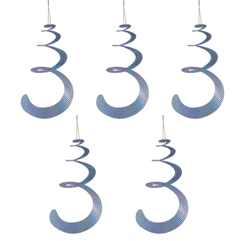 

HOT 5Pcs Bird Repellent Control Scare Device Efficient Spiral Bird Deterrent Device Reflect Light for Courtyard Garden Woods