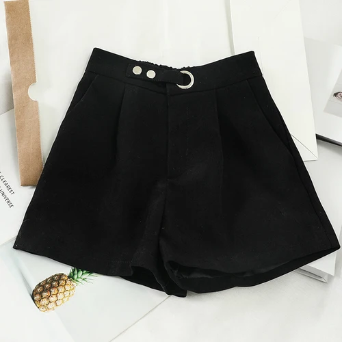 Новая мода Женская одежда шорты женские шорты M197 - Color: Black