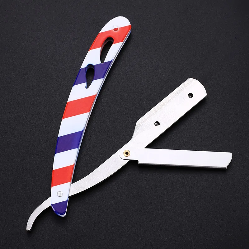 All Steel old fashioned Manual Razor Shaving Knife Hairdressing Scraper Haircut Razor Haircut Knife Shaving Sweat 1