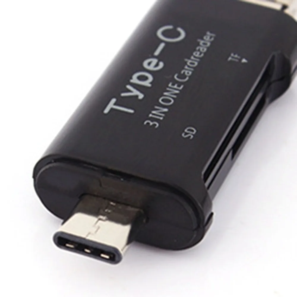 Многофункциональный Универсальный OTG тип-c кардридер USB 3,0 USB A Micro USB комбо в 2 слота TF SD кардридер для портативных ПК