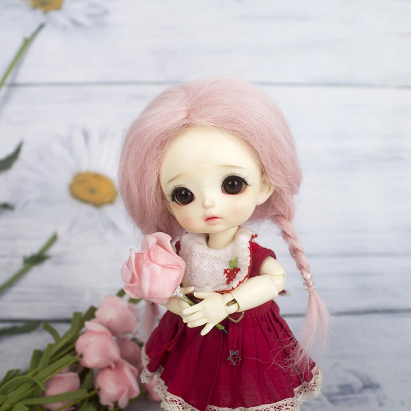1/8 BJD Mohai кукла парики полипропиленовый шнур парик для куклы мохеровый 14-15 см аксессуары для кукол игрушки для волос