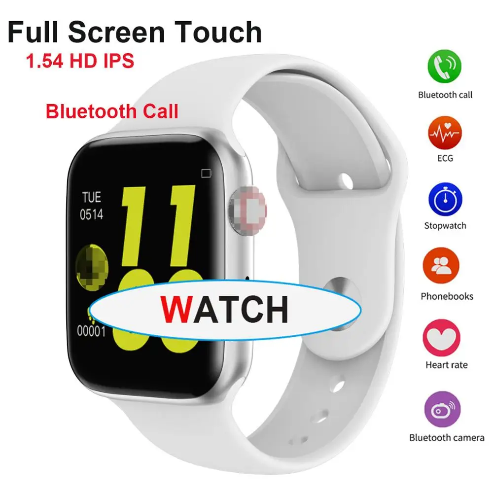 Bluetooth Call smartwatch iwo 8 pro w34 Series 5 ECG Heart Rate Blood Pressure smart watches men women for iPhone Android vs f10