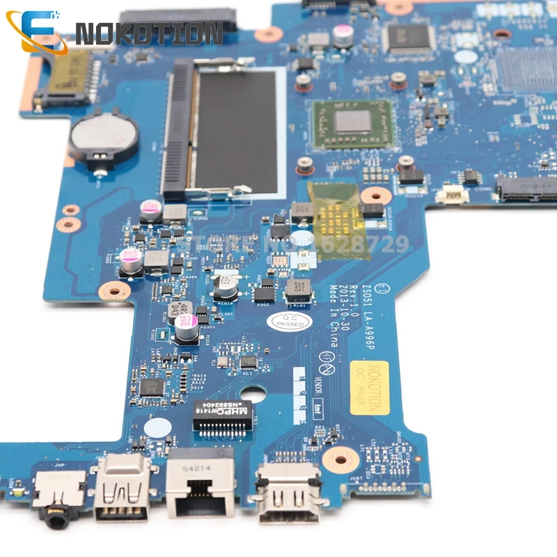 NOKOTION 764262-501 764262-001 750634-001 аккумулятор большой емкости для hp 15-G серийная материнская плата для ноутбука ZS051 LA-A996P с процессор на плате DDR3