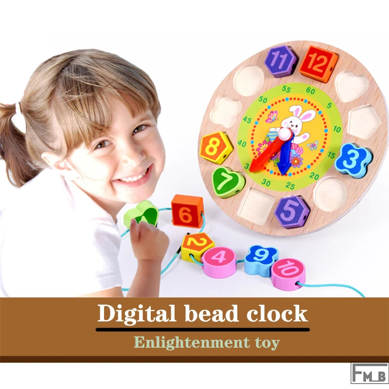

Threading Digital Clock Geometry Paired With Early Education Enlightenment Toys