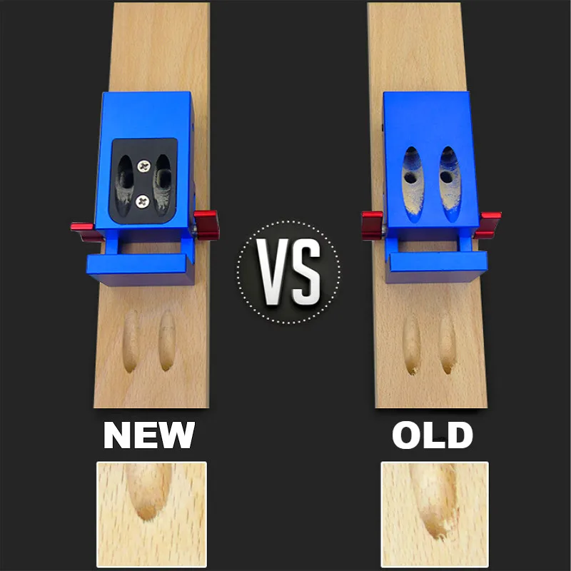 Cheap UPGRADED Mini Kreg Style Pocket Hole Jig Kit System for Wood Working Joinery and Step Drill Bit Accessories Wood Work Tool