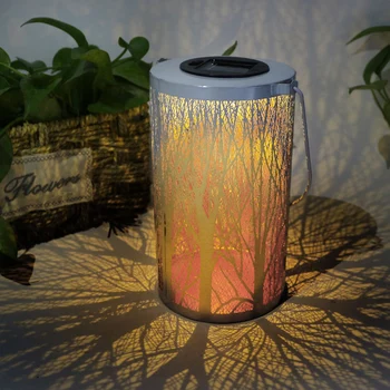 

Led Retro Solar Light Hanging Lanterns Decorative Atmosphere Lights Multifunction Emergency Lamp Garden Decor Outdoor Lighting
