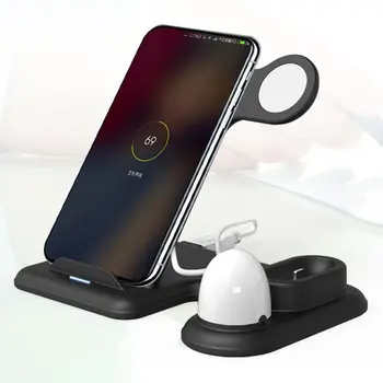 

Multi-function Desktop Chargers Four-in-one Phone Waistband Charger Wireless Smart Charging Stand