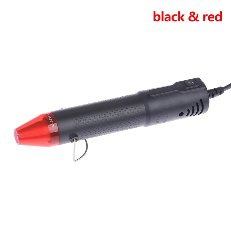 black red EU Plug Промышленный Фен 220 в ЕС ручной нагревательный элемент электронагрев фиксации - Цвет: black red EU Plug
