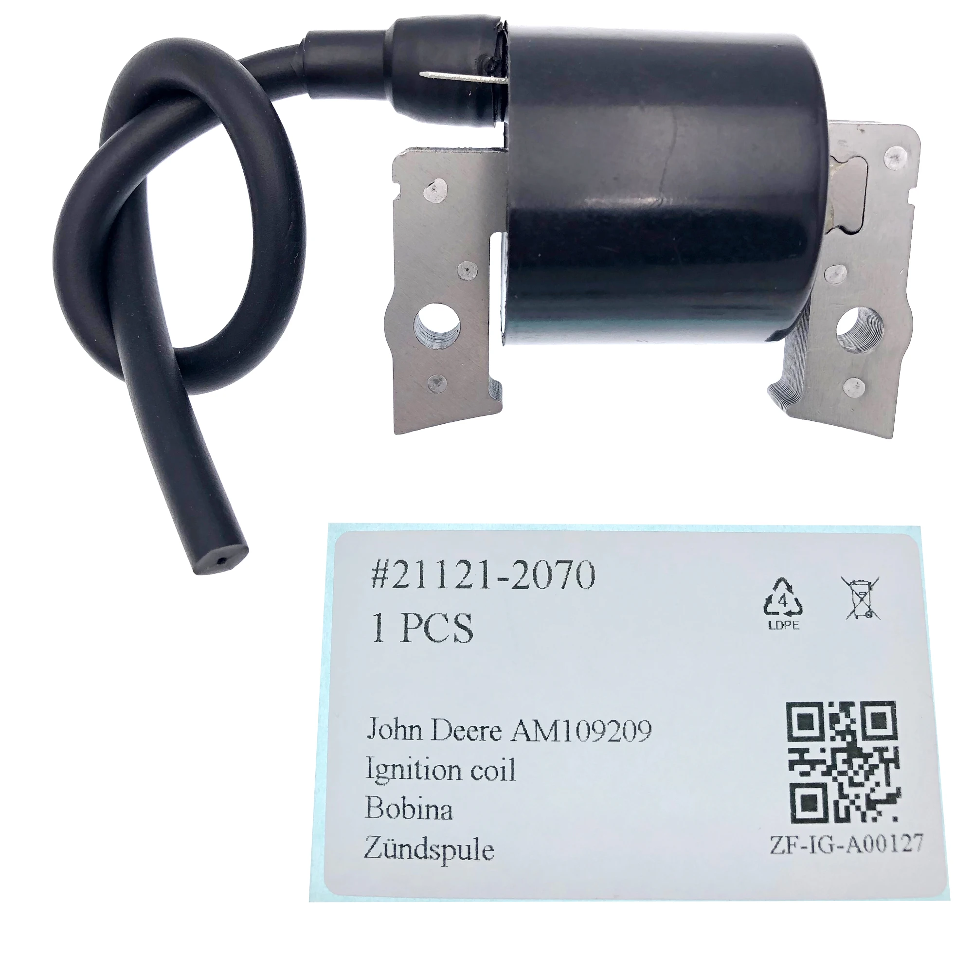 Катушка зажигания 21121 2070 для двигателей Kawasaki John Deere AM109209 ZF IG A00127|Катушка зажигания|