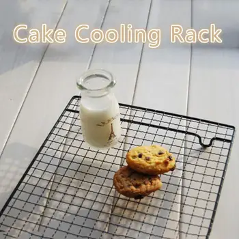 

Non-stick Cake Cooling Rack Grid Net Baking Cake Rack Mesh Biscuit Cake Drying Stand Wire Pan Cooler Baking Tray Pastry Gadgets