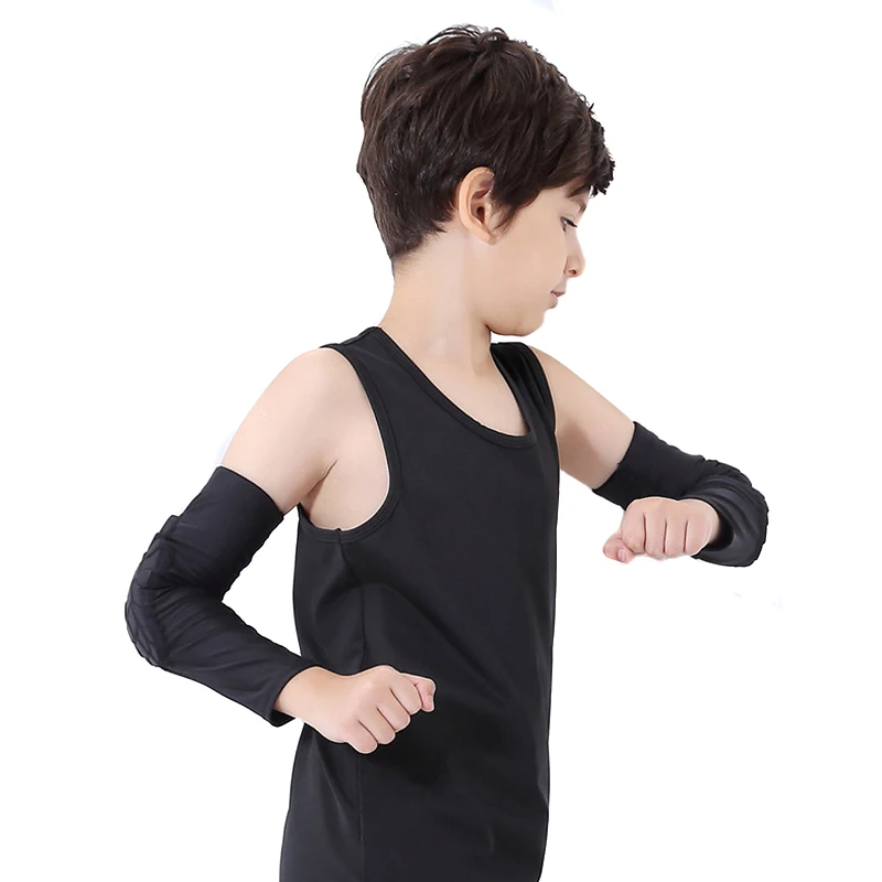 Kids Sports Elbow Pads Honeycomb Compression Knee Pad Protective Gear for Basketball Baseball ZJ55