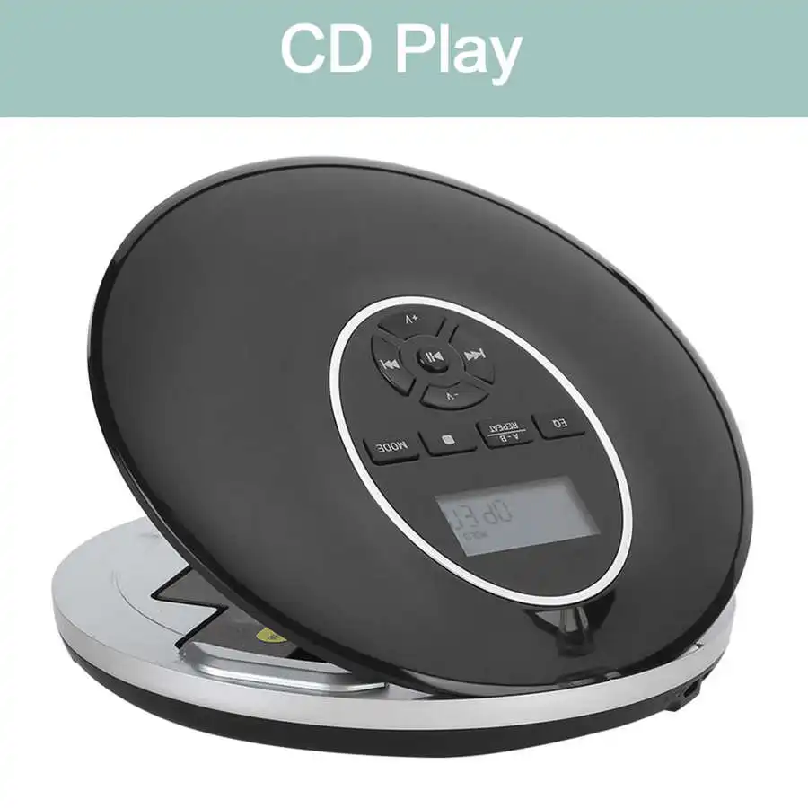 Маленький портативный CD-проигрыватель с экраном 2 0 дюйма стерео музыкальный
