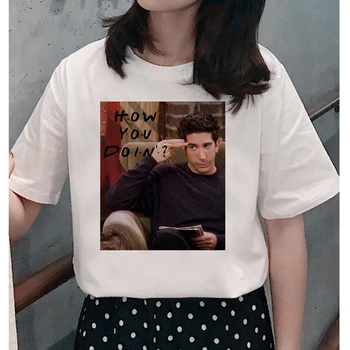 

New Friends tv show tshirt tshirt top tee shirt women female femme ulzzang t-shirt Harajuku Casual Vintage Printing Funny girl