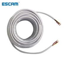 『Transmission & Cables!!!』- ESCAM 15M 20M 30M 50M AVVR 4 Core Wire
4*0.12 Copper Line for Wired Video Intercom Video Door Phone Doorbell
Intercom Cable