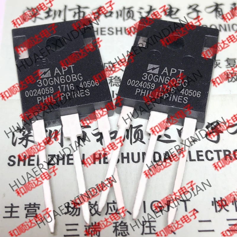 5 шт., новые оригинальные кнопки APT30GN60BG-247 600V 63A