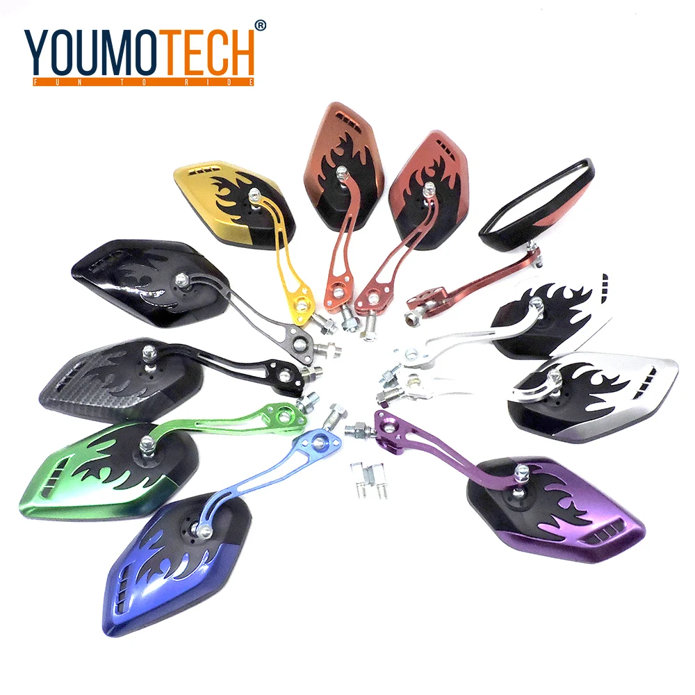 2 шт./компл. универсальные зеркала заднего вида для мотоцикла мотоциклетные с