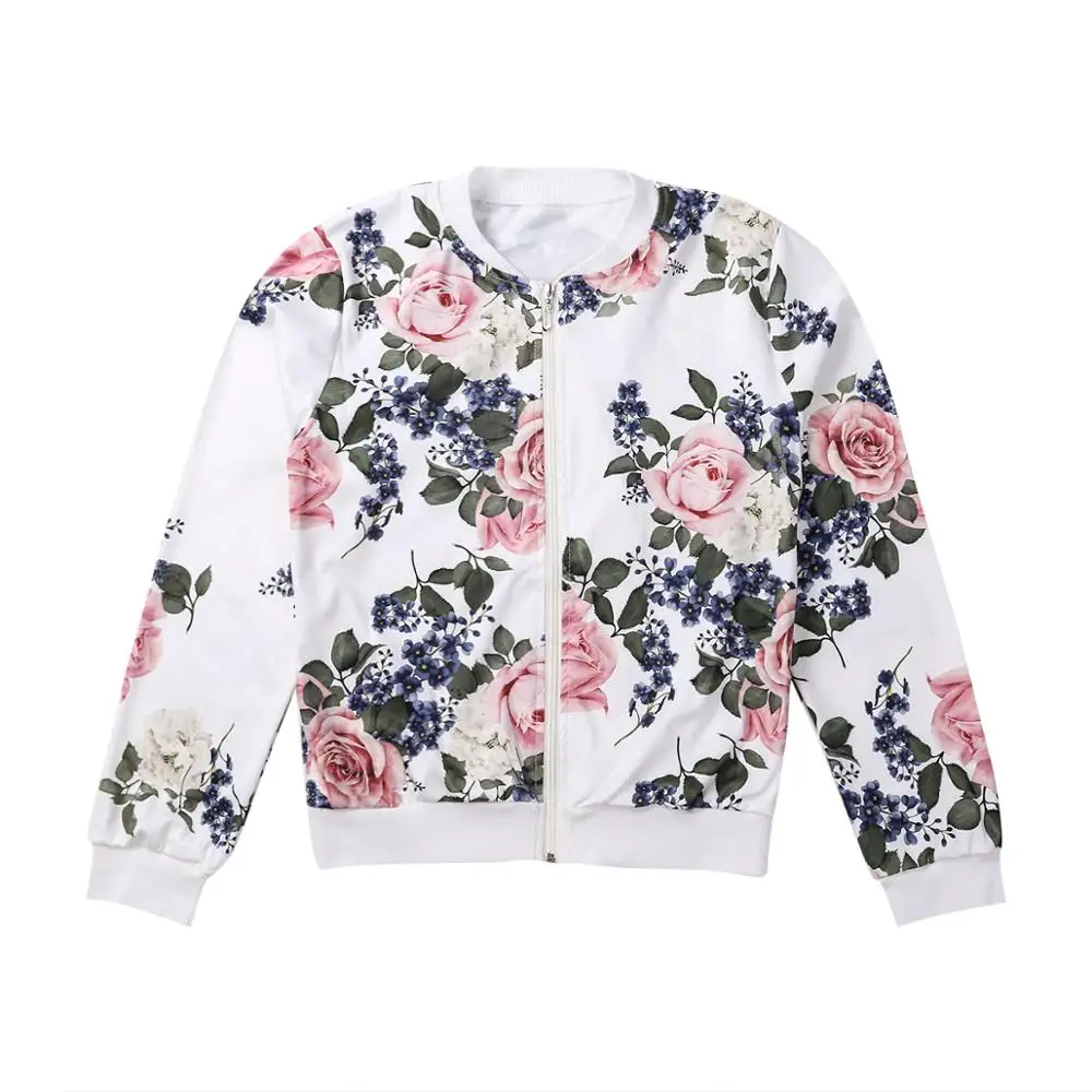 Куртка бомбер женская камуфляжная с цветочным принтом|floral print bomber jacket|printed jacketjacket