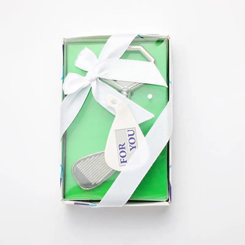Nieuwe Creatieve Legering Golf Club открывалка для гольфа открывалка Открывалка свадебные подарки вечерние Gunsten 50 стаканов
