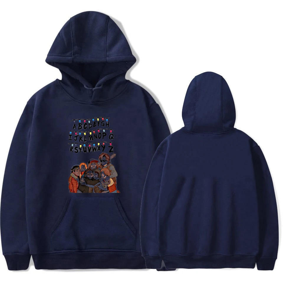 905-JX-stranger 4 Harajuku толстовки мужские толстовки с капюшоном странные вещи толстовка женская одежда уличная Толстовка Зимняя одежда для девочек Harajuku Топ - Цвет: 905-JX-stranger 4