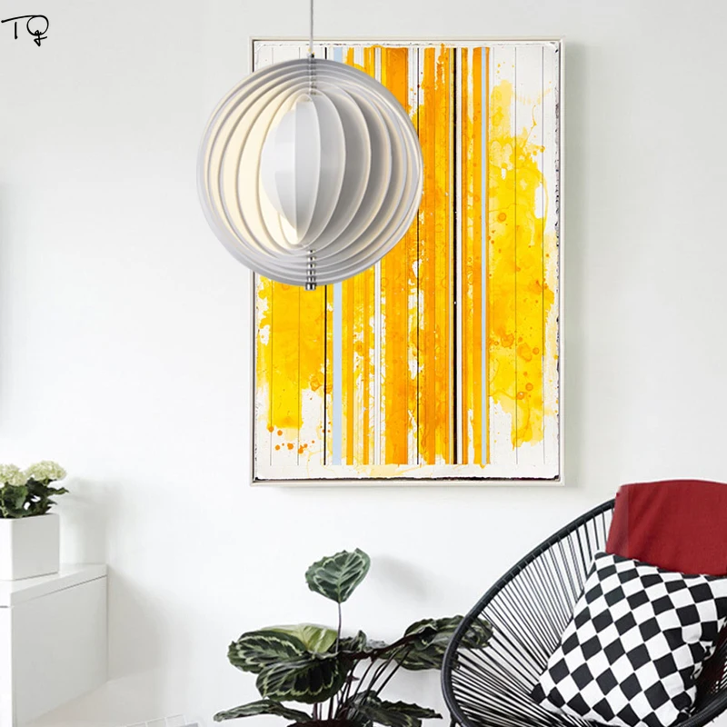 

Nordic Postmodern Circle Atmosphere LED Pendant Lights Living Room Restaurant Bedroom Simple Personality Designer Hanging Lamp