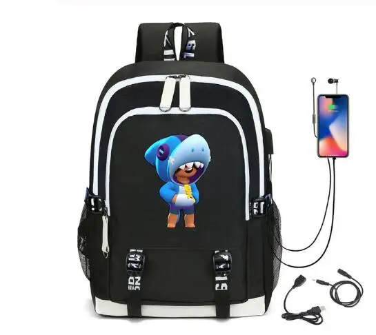 Leon игровая детская сумка рюкзак Usb зарядка школьная студенческая 3D принт