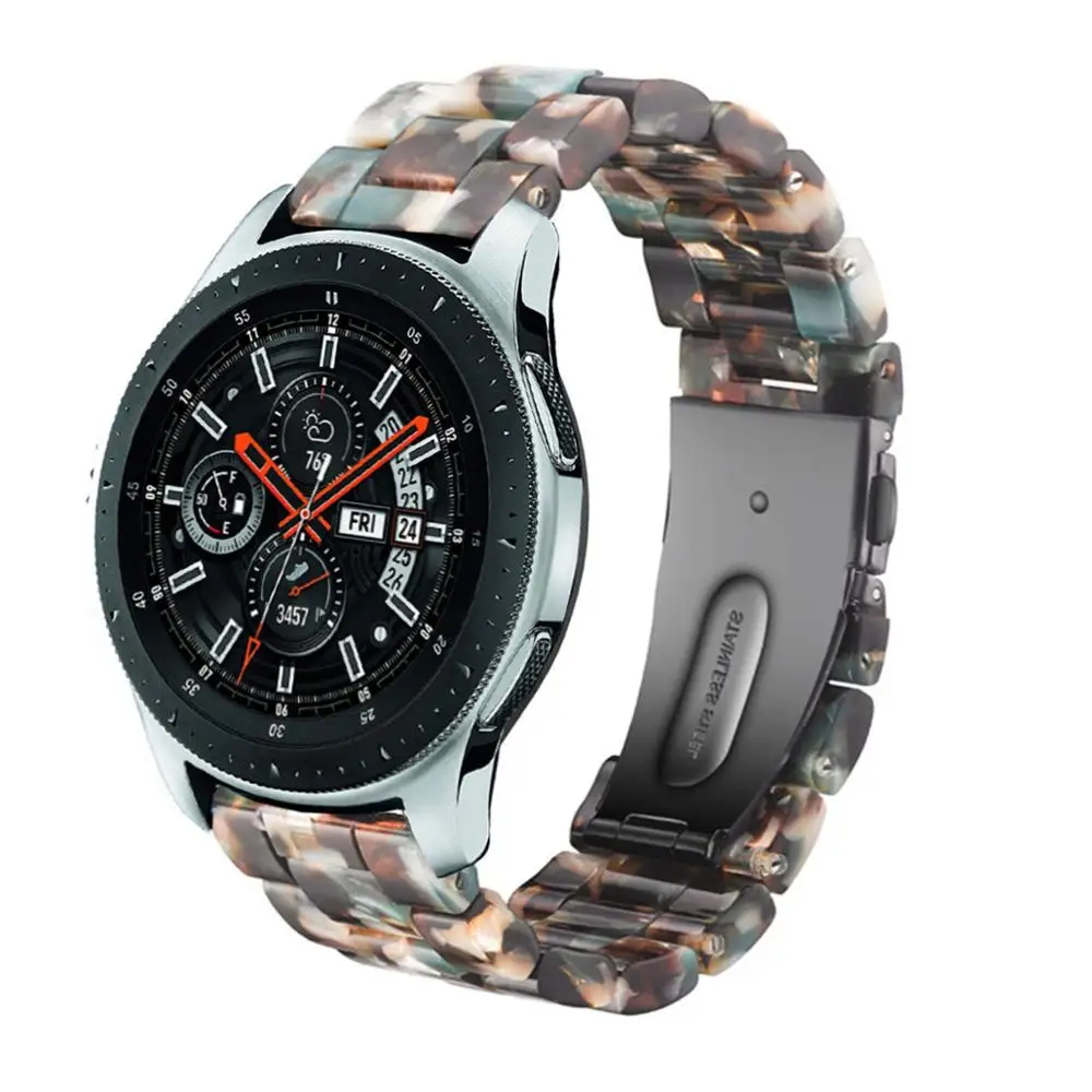 22 мм 20 мм полимерный ремешок для samsung gear Sport/gear S3/Galaxy Watch 42 мм/46 мм браслет из нержавеющей стали для женщин и мужчин