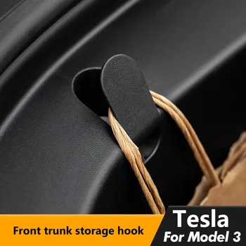 

2pcs Front Trunk Hook for tesla model 3 ABS Auto Fastener Hook Clip Installation 1 pair with tool for tesla Model 3 2017-2019