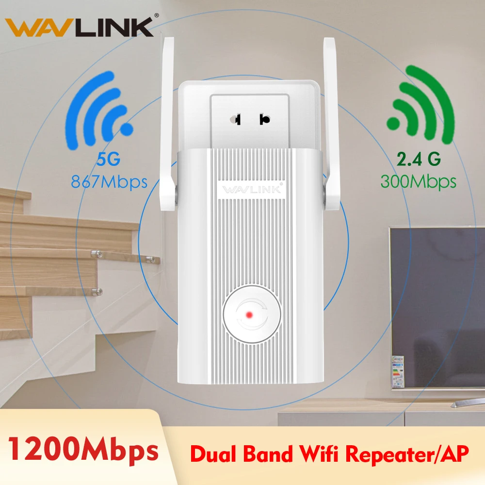 Wavlink AC1200 wifi ретранслятор 5 ГГц беспроводная точка доступа 2 4G Wi-Fi расширитель