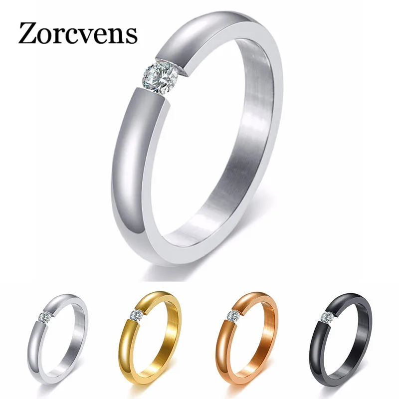 ZORCVENS высокое качество 3 мм простой серебристый цвет из нержавеющей стали