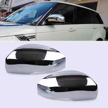 

DWCX Car Silver Rearview Mirror Cap Cover Trim Fit for Land Rover Range Rover Evoque 2014 2015 2016 2017 2018