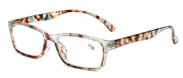 1 new color frame reading glasses casual ultra light retro glasses frame glasses square wild ultra clear old Reading Glasses - Цвет оправы: 1