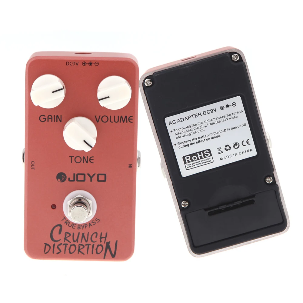 Joyo JF-03 Crunch Искажение педаль эффектов для электрогитары