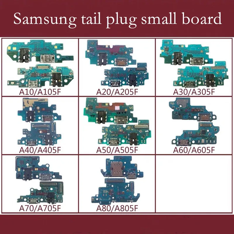 Подходит для Samsung Galaxy A10 A20 A30 A40 A50 A60 A70 A80 A90 A10E 2019 USB зарядный порт Зарядное