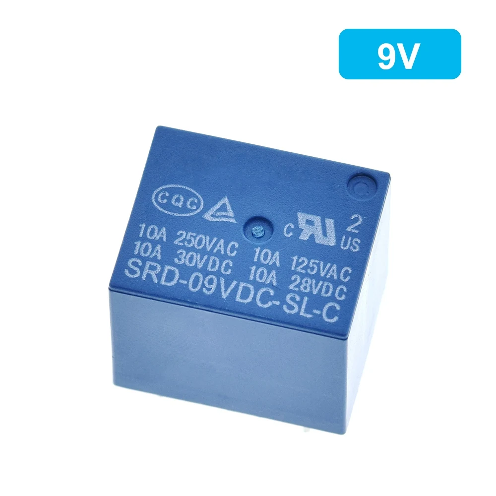 Relays SRD-03VDC-SL-C SRD-05VDC-SL-C SRD-06VDC-SL-C SRD-09VDC-SL-C SRD-12VDC-SL-C 3V 5V 6V 9V 12V 24V 48V 10A 250VAC 5PIN