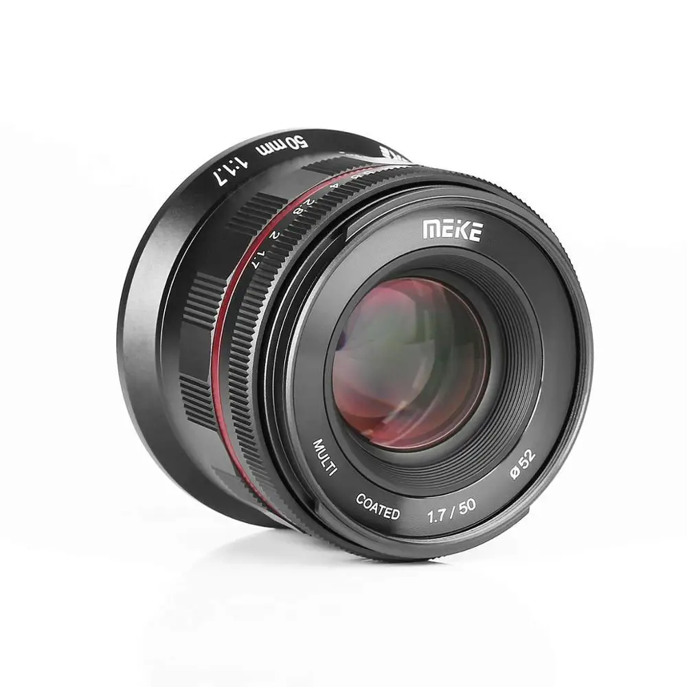 

MK 50mm f/1.7 Large Aperture Manual Focus Lens for Canon EF mount Mirrorless Cameras Canon EOS R with Full Frame
