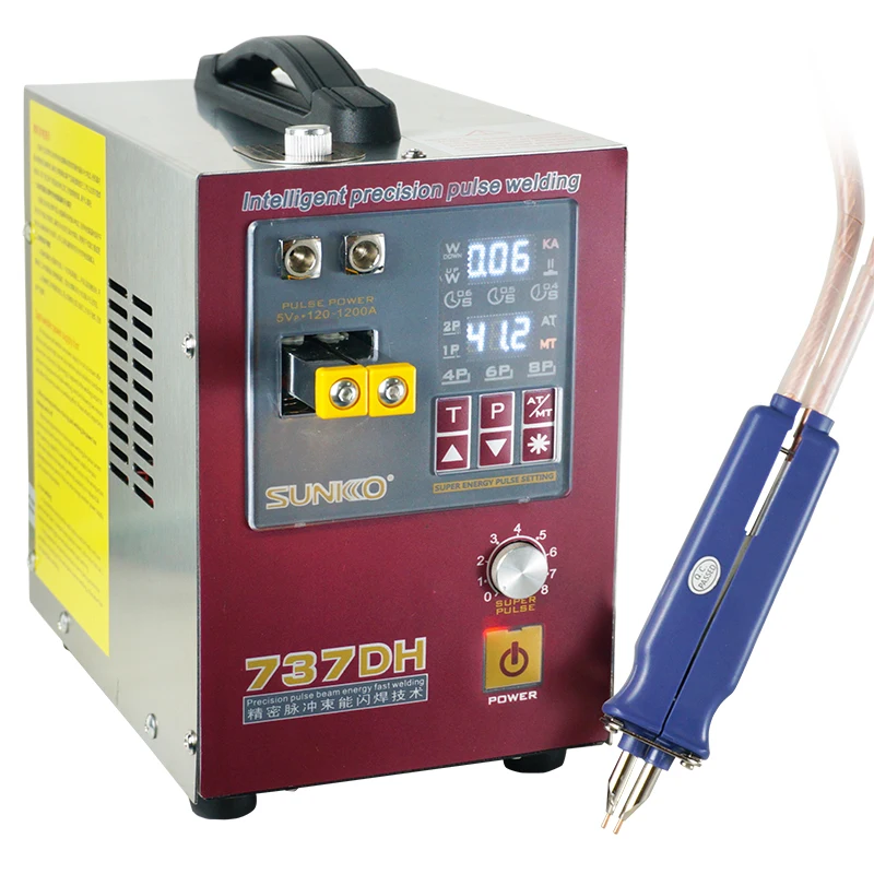 

SUNKKO 737DH Battery Spot Welding Machine 18650 Lithium Battery High Power Small Welding Machine SUNKKO 737DH