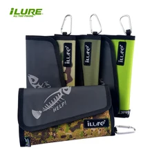 Мягкие сумки для приманки iLure 35x21x3 см 240 г, сумки для рыбалки, профессиональная водонепроницаемая сумка для приманки с блестками, сумки для приманки, сумка большой емкости