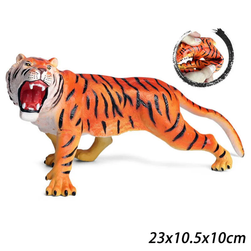 Large Simulation Animal Tiger Model Figure Model Toys Figurine Home Decor 