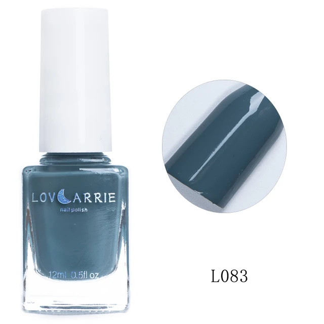 LOVCARRIE 12ML Spring Nail Polish Long Lasting Quick Dry Normal Regular Nailpolish Lacquer Varnish for Nailart L083