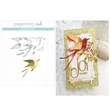 

Cute Bird 2021 Arrival New Metal Cutting Dies Scrapbook Diary Decoration Stencil Embossing Template Diy Greeting Card Handmade