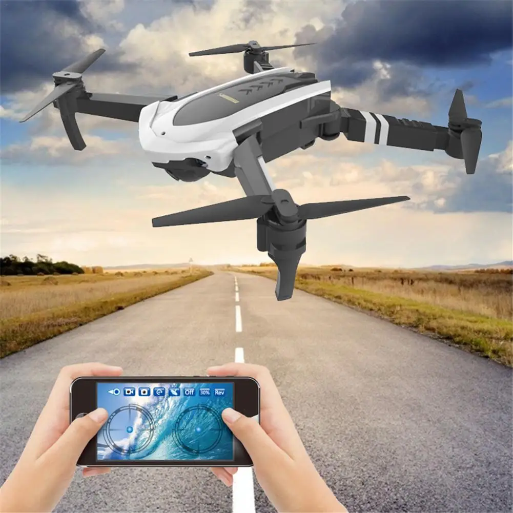 

720p Dual Camera Folding Drone HD Professional Aerial Four-axis Aircraft Drone FPV Drones RC Quadcopter Christmas Gift