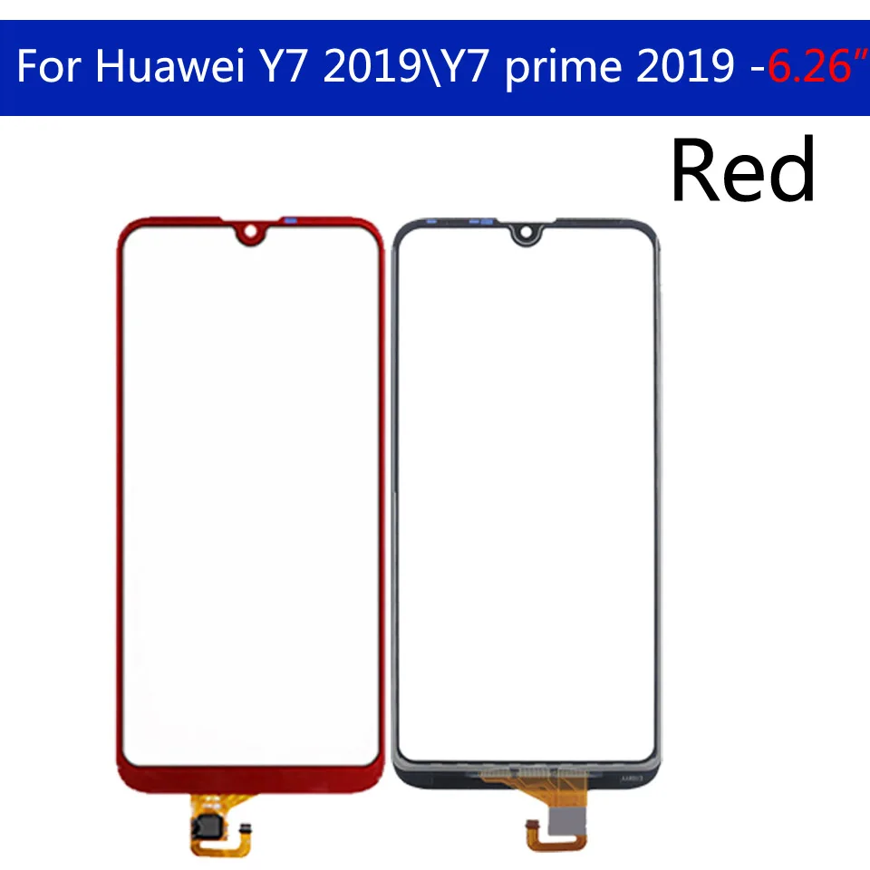 10 шт \ Лот 6,2" для huawei Y7 сенсорный экран дигитайзер сенсор Передняя стеклянная панель для Y7 Prime DUB-LX1 DUB-LX3 сенсорный экран