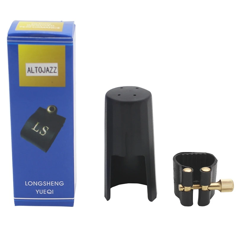 

Alto Saxophone Leather Ligature Fastener with Plastic Cap for Sax Mouthpiece Woodwind Parts Accessories
