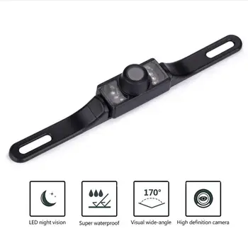 

Night Vision Car Rear View Reversing Camera Wide View Angle Backup LED Light Car Waterproof Universal Backing Driving Recorder
