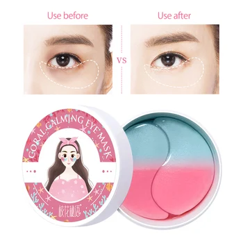 

60Pieces Eye Pads Collagen Mask Lady Natural Moisturizing Gel Eye Patches Remove Dark Circles Anti Age Bag Eye Wrinkle Skin Care