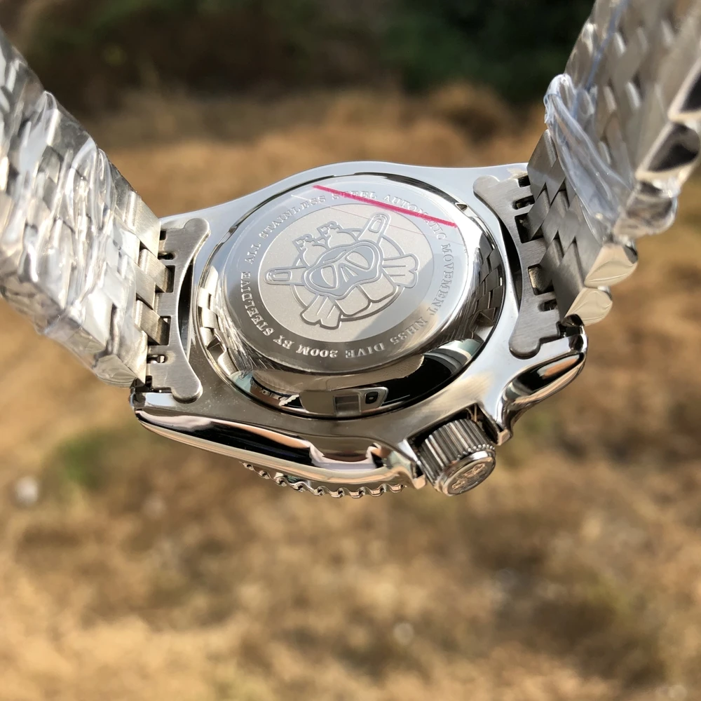Стальные погружные часы 1996 Japan skx007 Small Abalone 316L из нержавеющей стали стальные 200 м